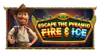 Escape the Pyramid Fire & Ice Slot Logo